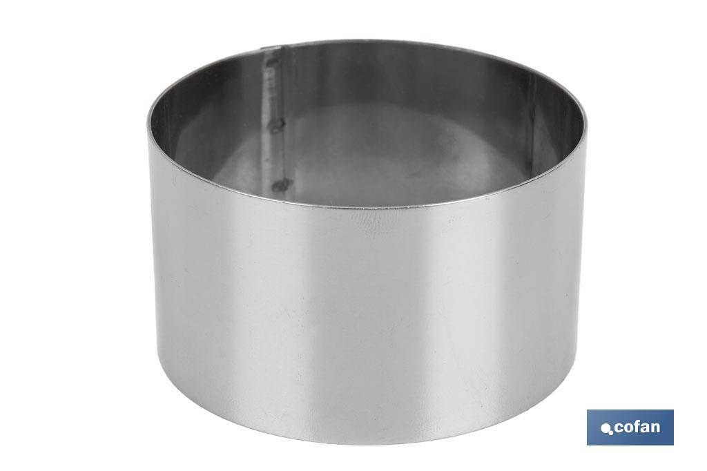Imagen Adicional de Moldes Redondos de Acero Inoxidable para Emplatado