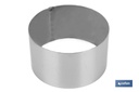 Imagen Adicional de Moldes Redondos de Acero Inoxidable para Emplatado