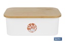 Imagen Adicional de Panera con tapa de bambú