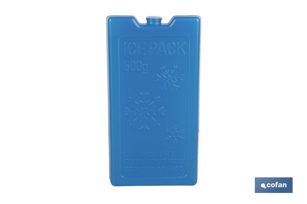 Imagen Adicional de Acumulador de frío para nevera portátil de 500 ml en color azul