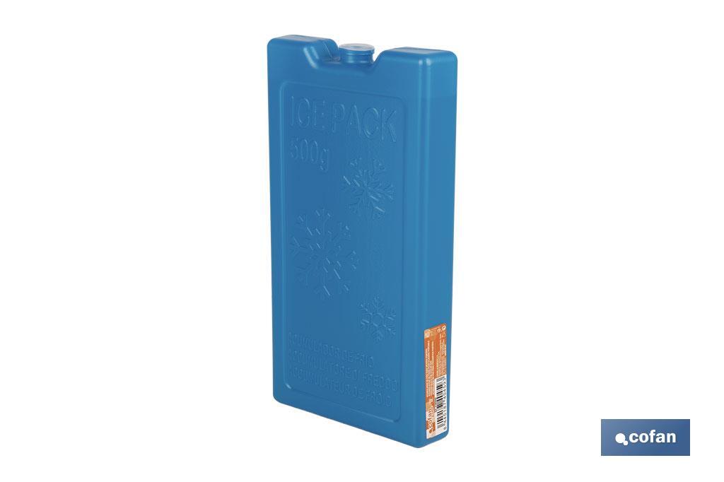 Imagen Adicional de Acumulador de frío para nevera portátil de 500 ml en color azul