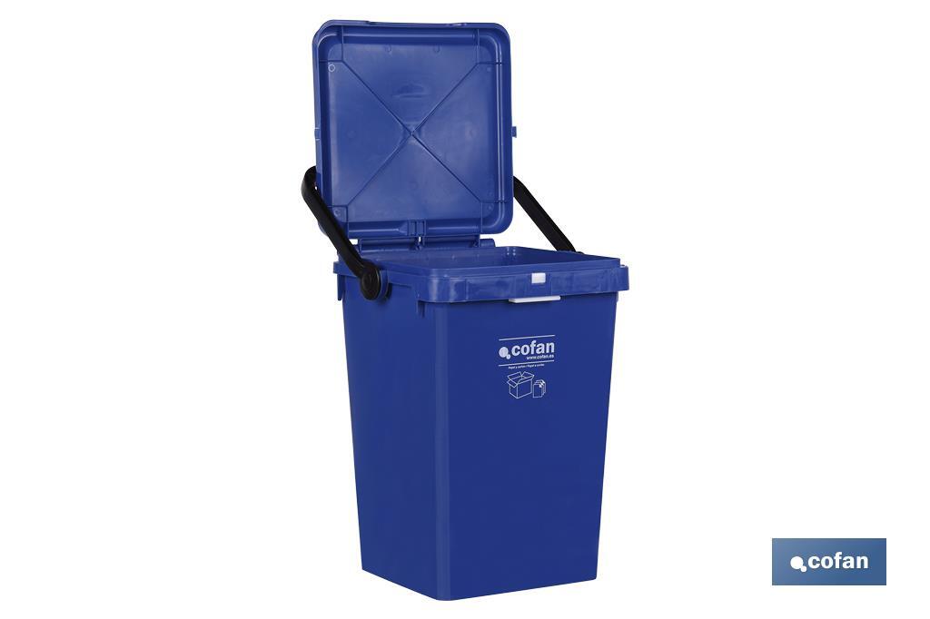 Imagen Adicional de Contenedor Azul para Papel y Cartón