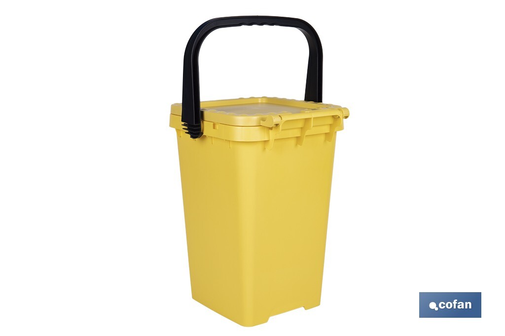 Imagen Adicional de Contenedor de reciclaje amarillo