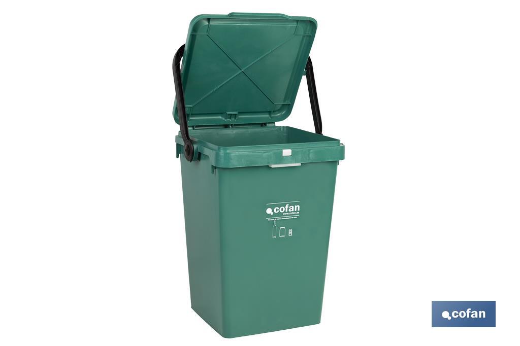 Imagen Adicional de Contenedor Verde para Vidrio