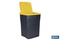 Imagen Adicional de Cubo de basura amarillo para reciclar plásticos y envases