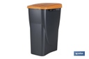 Imagen Adicional de Cubo de basura naranja para reciclar residuos orgánicos