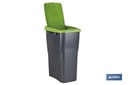 Imagen Adicional de Cubo de basura verde para reciclar materiales de vidrio