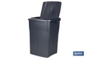 Imagen Adicional de Cubo de basura gris para desechos en general