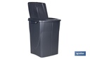 Imagen Adicional de Cubo de basura gris para desechos en general