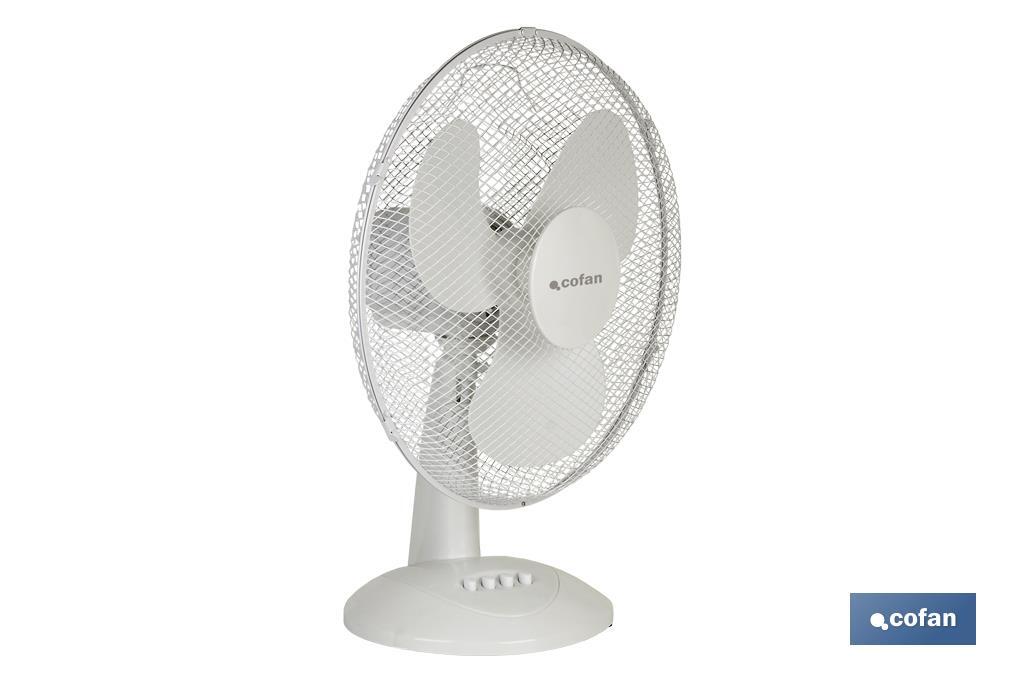 Imagen Adicional de Ventilador Blanco Modelo Solano de 3 velocidades