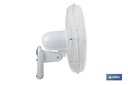 Imagen Adicional de Ventilador de pared con temporizador y mando a distancia