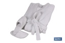 Imagen Adicional de Albornoz Color blanco