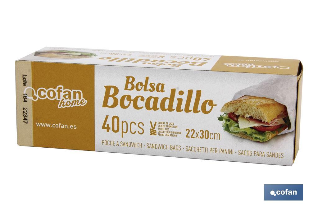 Imagen Adicional de Bolsas para bocadillos/ sándwiches
