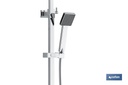 Imagen Adicional de Columna de Ducha Termostática con diseño de Cabezal Cuadrado