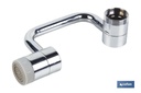 Imagen Adicional de Aireador de grifo con extensión giratoria universal