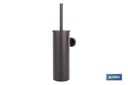 Imagen Adicional de Escobillero de pared negro mate