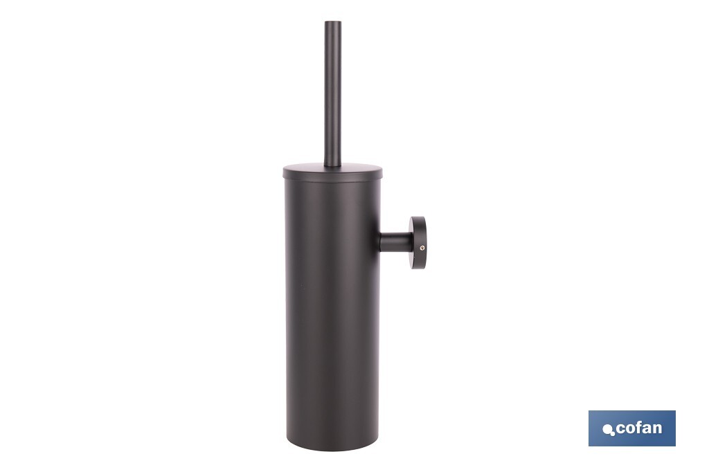 Imagen Adicional de Escobillero de pared negro mate