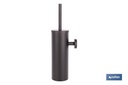 Imagen Adicional de Escobillero de pared negro mate