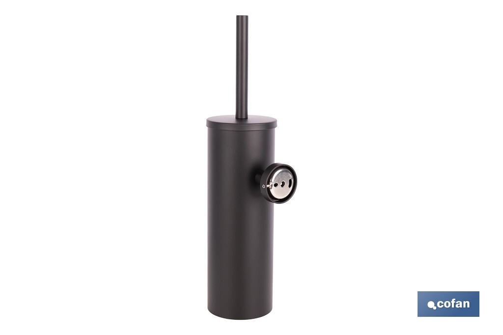 Imagen Adicional de Escobillero de pared negro mate