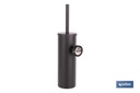 Imagen Adicional de Escobillero de pared negro mate