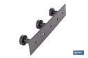Imagen Adicional de Perchero de pared negro