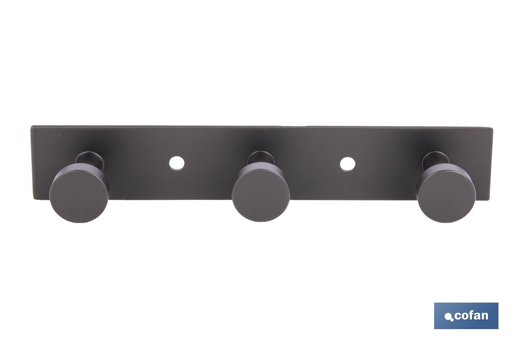 Imagen Adicional de Perchero de pared negro
