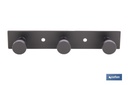 Imagen Adicional de Perchero de pared negro