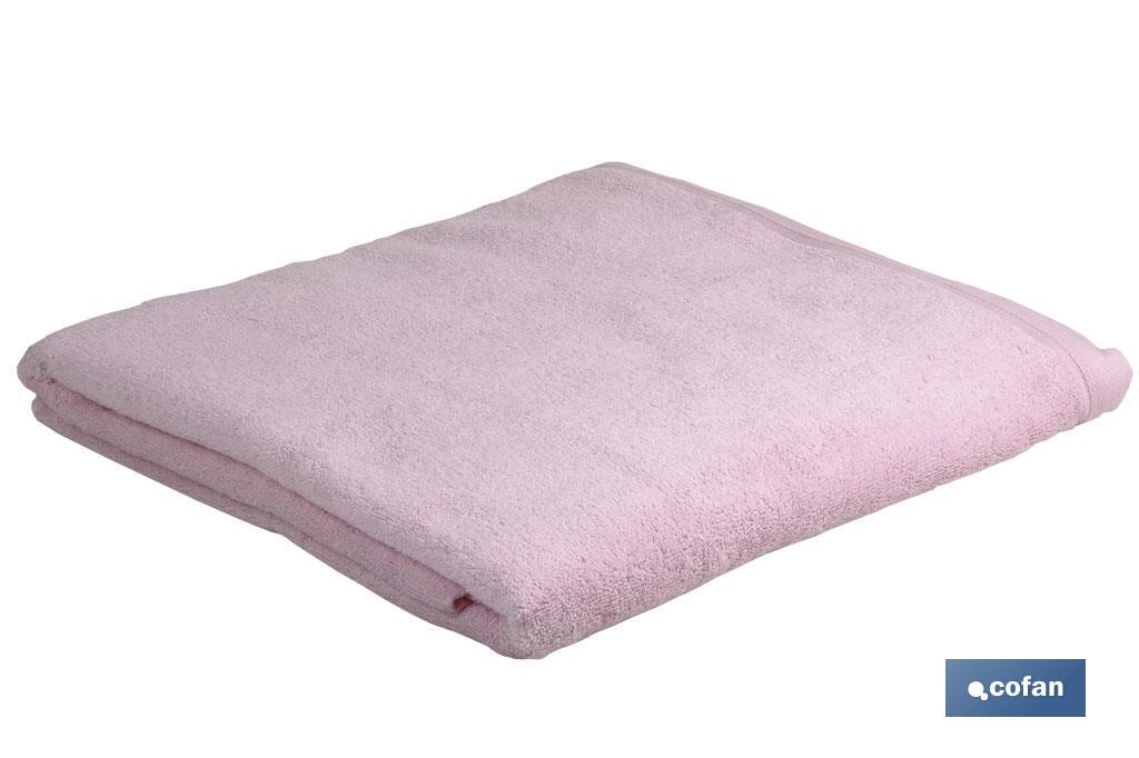 Imagen Adicional de Juego de 3 toallas de color rosa claro con 580 g/m2