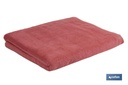 Imagen Adicional de Juego de 3 toallas de color coral con 580 g/m2