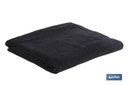Imagen Adicional de Juego de 3 toallas de color negro con 580 g/m2