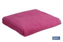 Imagen Adicional de Juego de 3 toallas de color fucsia con 580 g/m2