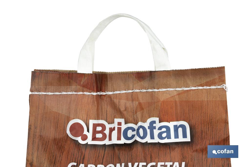 Imagen Adicional de Bolsa con asas de Carbon vegetal
