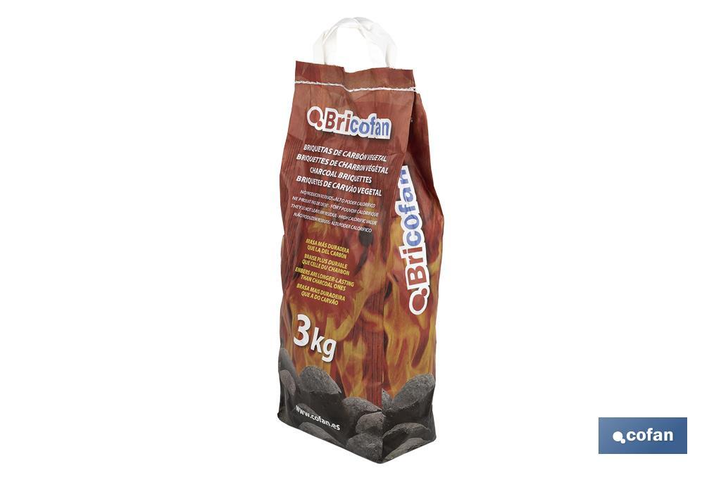 Imagen Adicional de Briquetas Carbón vegetal 3kg