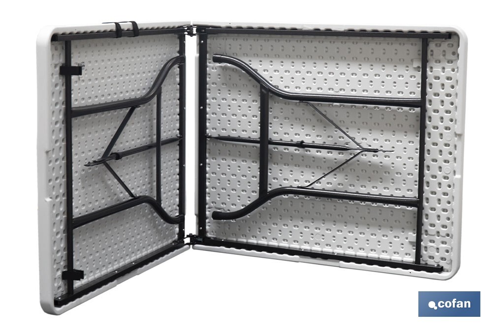 Imagen Adicional de Mesa Plegable Rectangular con bloqueo de seguridad
