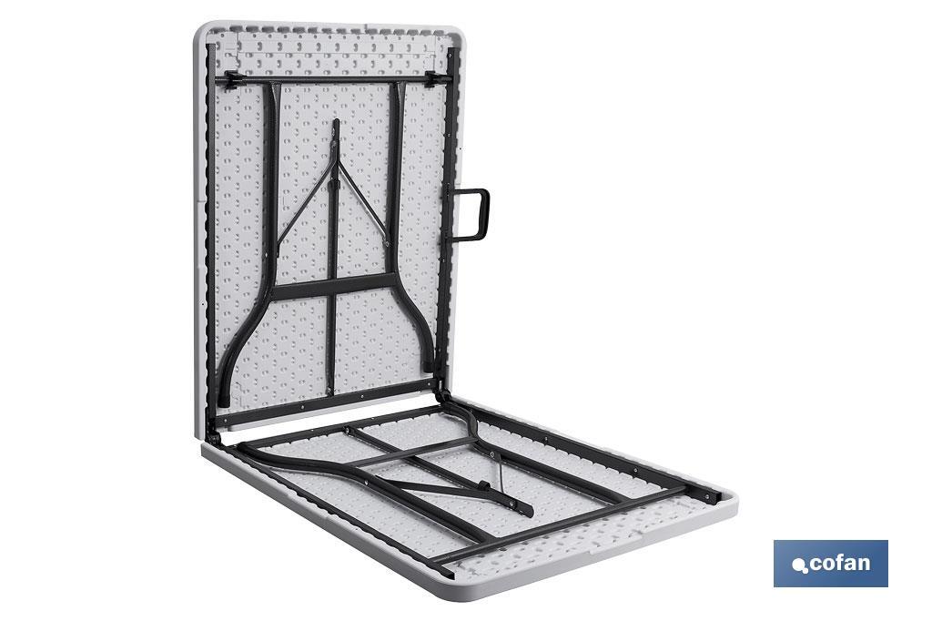 Imagen Adicional de Mesa Plegable Rectangular con bloqueo de seguridad