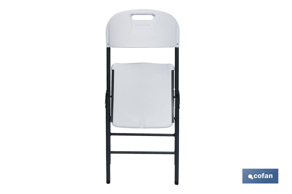 Imagen Adicional de Silla plegable de color blanco