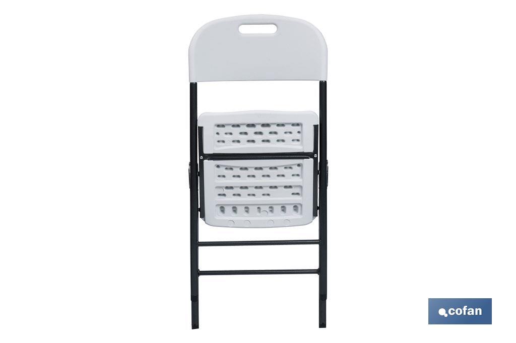 Imagen Adicional de Silla plegable de color blanco