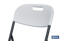 Imagen Adicional de Silla plegable de color blanco