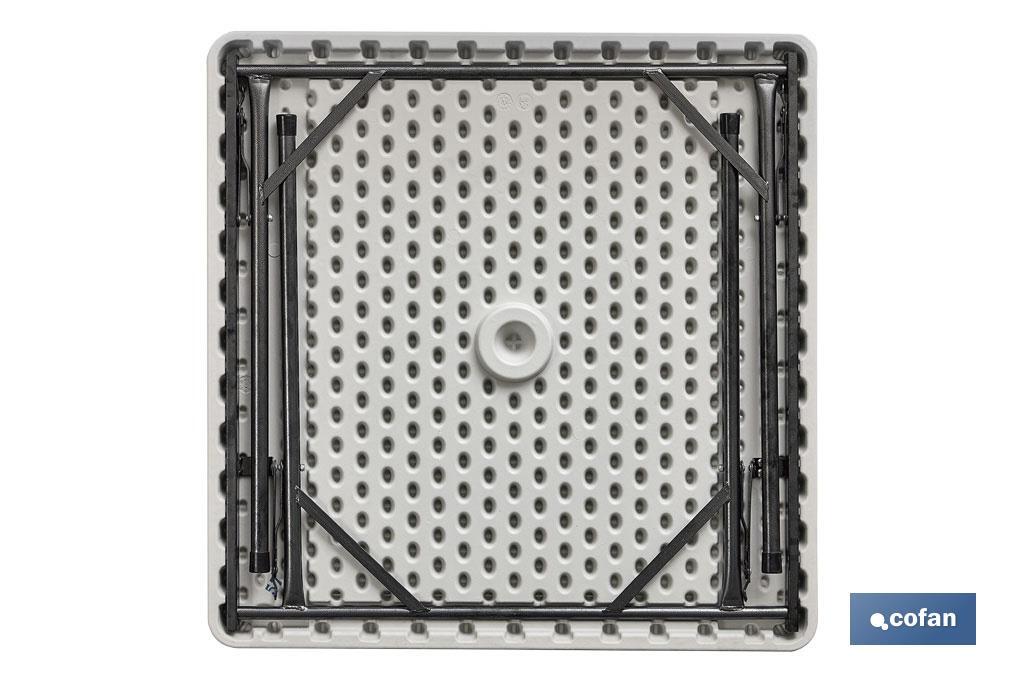 Imagen Adicional de Mesa de catering plegable cuadrada portátil