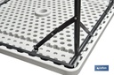 Imagen Adicional de Mesa de catering plegable cuadrada portátil