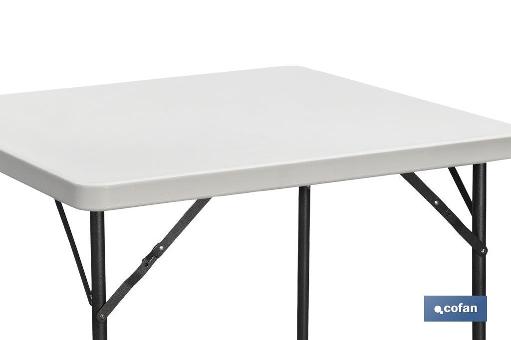 Imagen Adicional de Mesa de catering plegable cuadrada portátil
