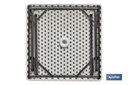 Imagen Adicional de Mesa de catering plegable cuadrada portátil