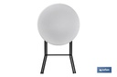 Imagen Adicional de Mesa alta plegable redonda de color blanco