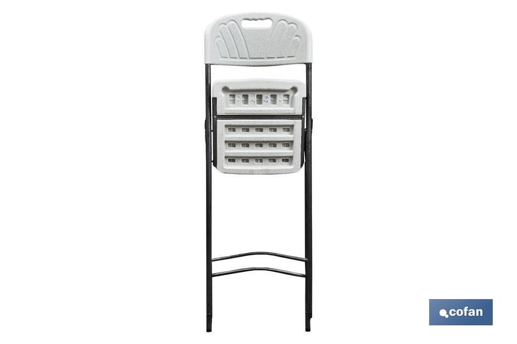 Imagen Adicional de Silla alta plegable de color blanco