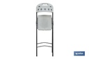 Imagen Adicional de Silla alta plegable de color blanco