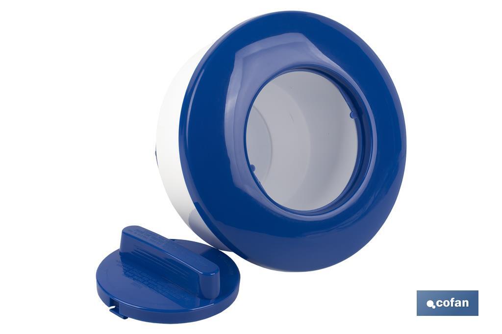 Imagen Adicional de Dosificador de cloro flotante para piscinas en pastillas de 100 o 200 g