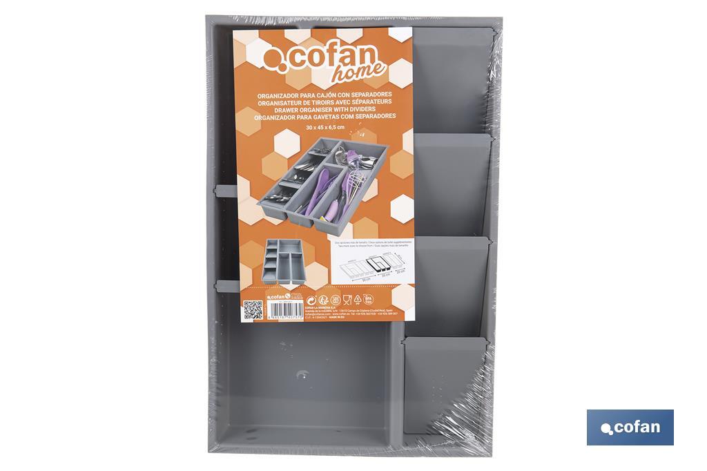 Imagen Adicional de Organizador de cubiertos con separadores para cajón
