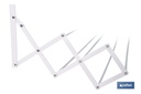 Imagen Adicional de Tendedero de pared extensible en aluminio pulido