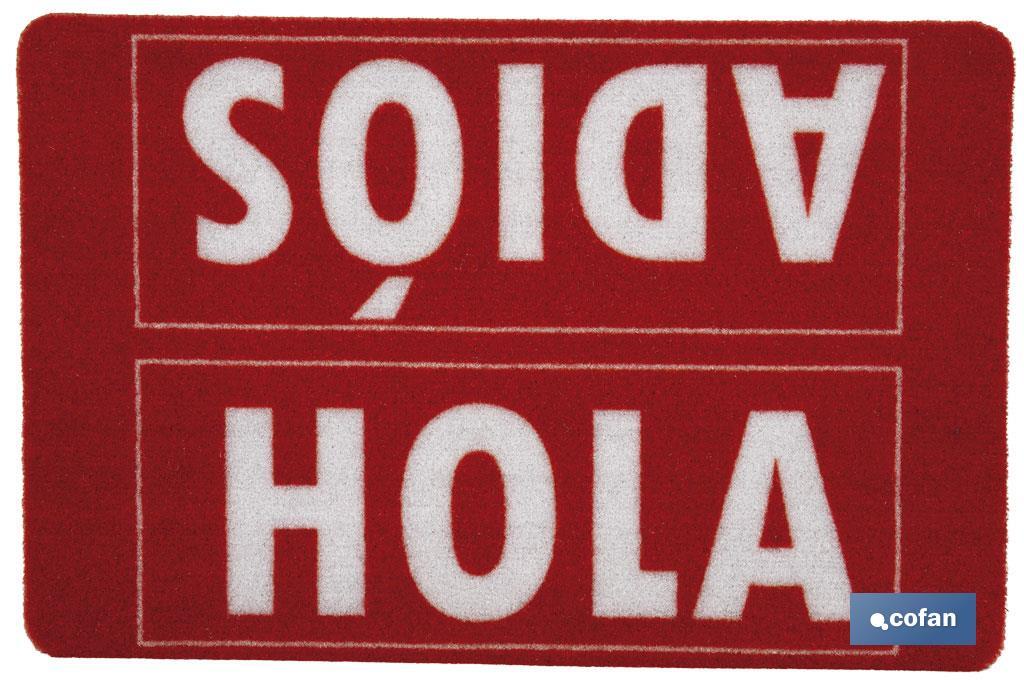 Imagen Adicional de Felpudo entrada casa Saludos