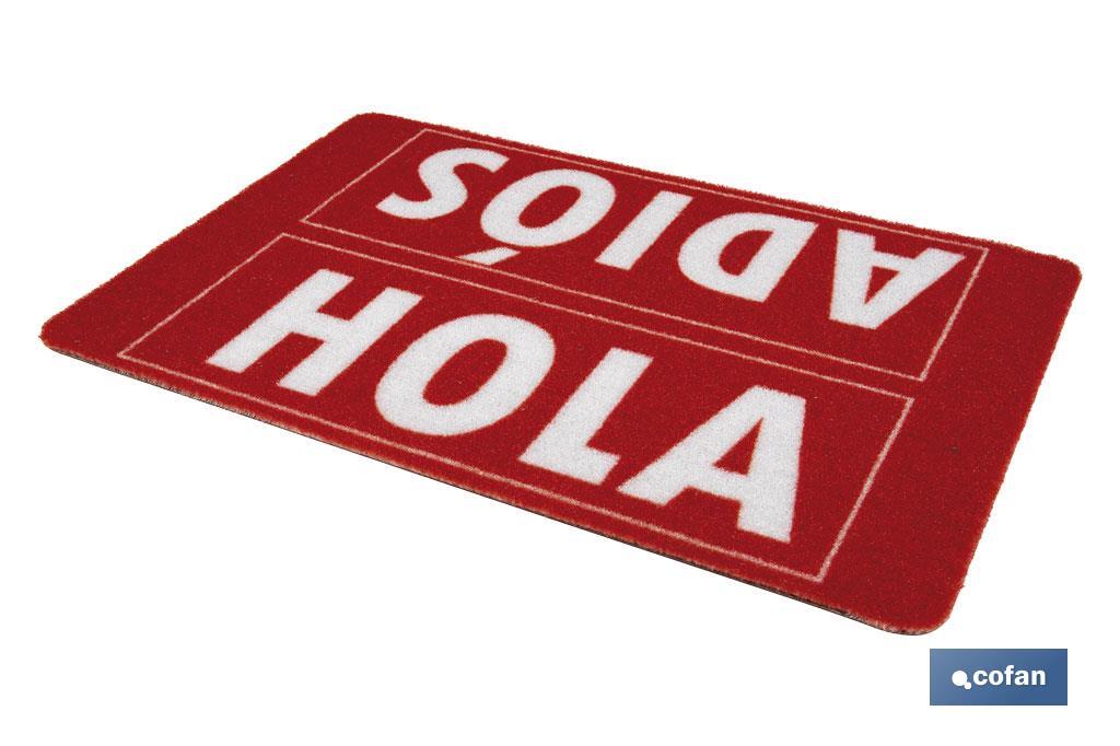 Imagen Adicional de Felpudo entrada casa Saludos